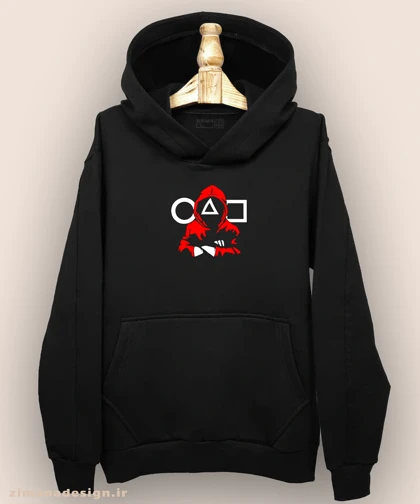 هودی مردانه و زنانه طرح اسکویید گیم کد 933