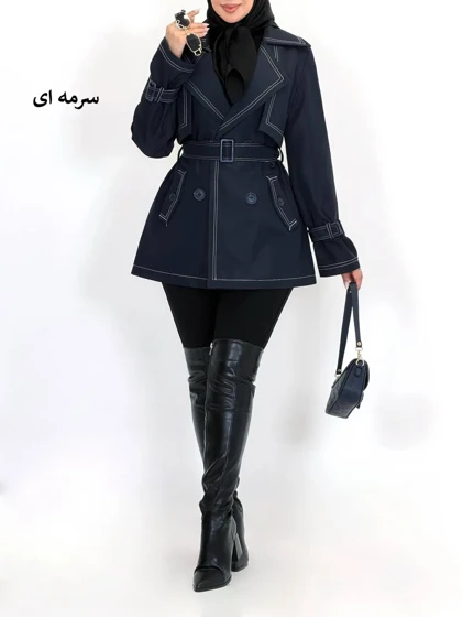 7558-ترنچ کت ژیوان