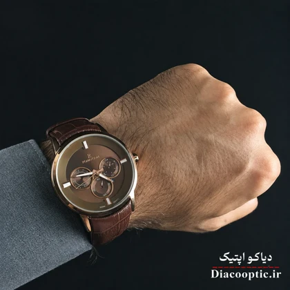 ساعت مچی مردانه موتور ژاپن برند رمانسون مدل Do1280 چرمی