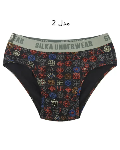 شورت مردانه اسلیپ طرح ساتراپ سیلکا