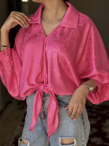 شومیز جلو گره