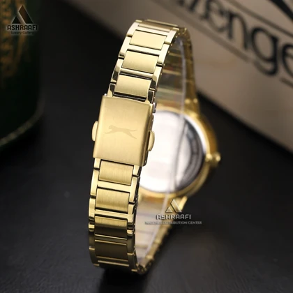 ساعت اسلازنجر طلایی Slazenger SL.09.2466.4.02