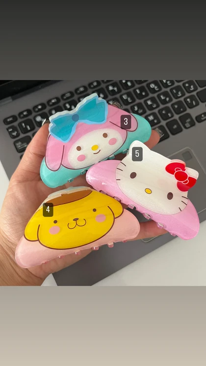 کلیپس انیمه ای وارداتی ( 8cm ) 💞😈