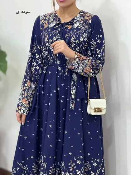 پیراهن بلند سوپر کلوش مهتاب کد 5930