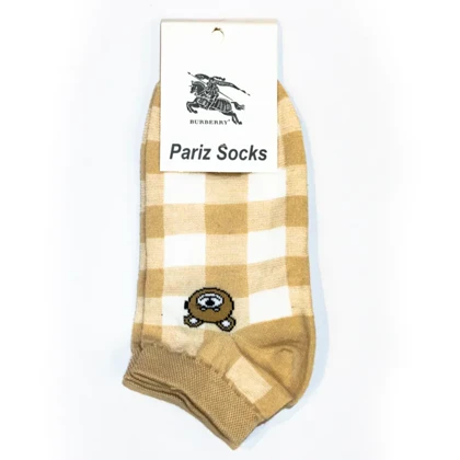 جوراب ساق کوتاه طرح خرسی