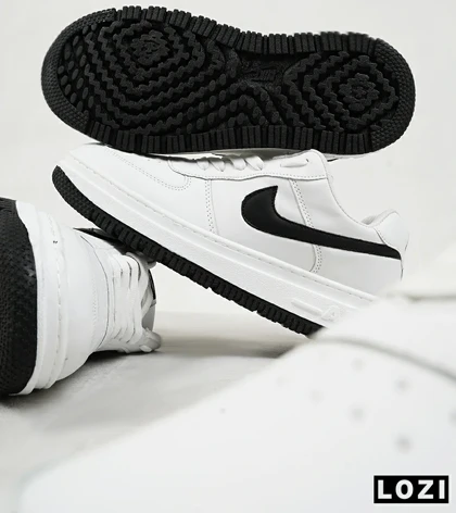 کفش کتانی بزرگ پا سفید مشکی نایک NIKE AIR FORCE