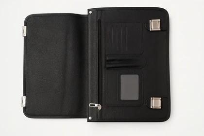 کیف اداری چرم طبیعی دوقفل