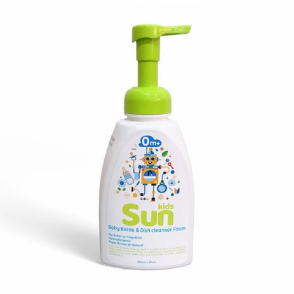 فوم استریل شست وشوی لوازم کودک 500میل سان کیدزsun kids