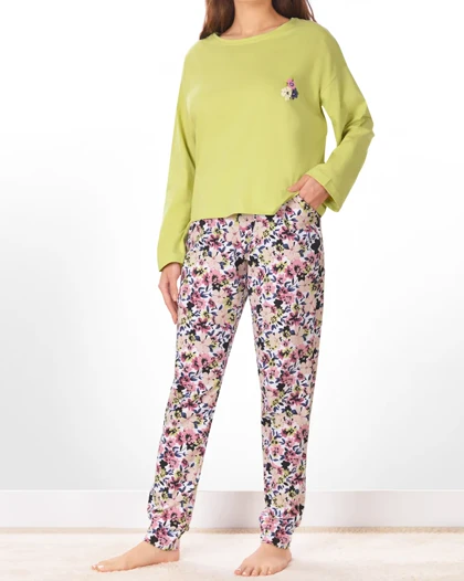 تیشرت و شلوار بلند گلنوش زنانه