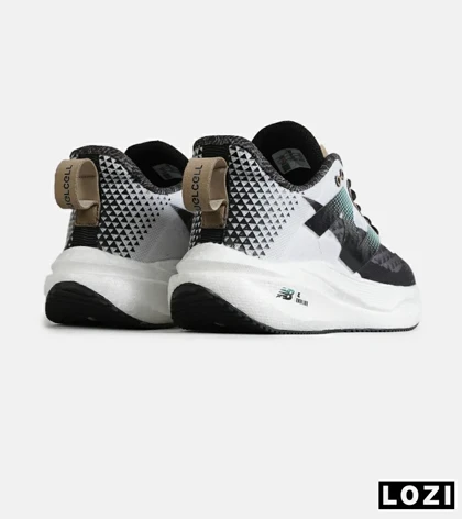 کفش کتانی مردانه و زنانه سفید مشکی New Balance 860 Boost مدل 7728