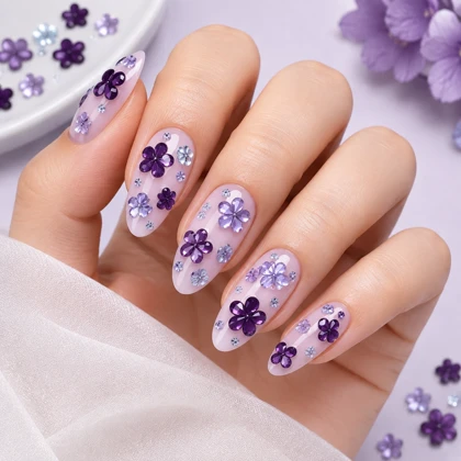برچسب نگینی ژله ای کدbn491گالری زیورآلات آوآرین