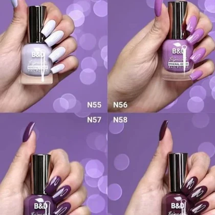 لاک ناخن بی اند دی B&D ساده سری N