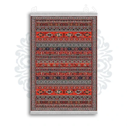 *جدید* فرشینه از جنس پارچه شانل مخمل ترک طرح فانتزی برند دفه کد 1807