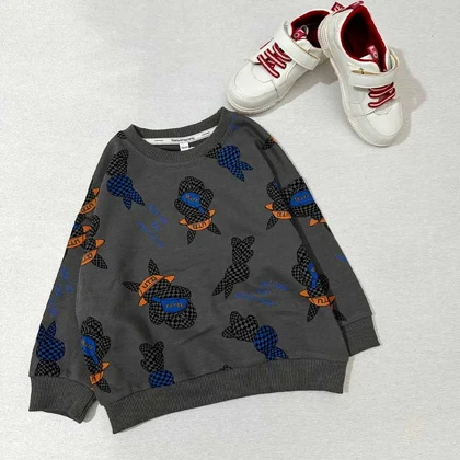 بلوز بچه گانه طرح خرگوشی شطرنجی خارجی