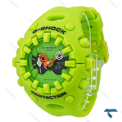 ساعت مردانه جیشاک کروناGA-V01 سبز فسفری GShock-8239-G