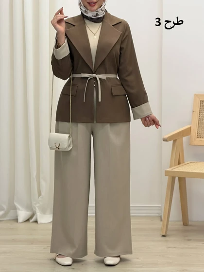 3453-کت و شلوار مزونی نیکو