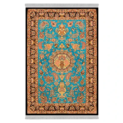 فرشینه از جنس پارچه هازان مخمل ترک طرح سنتی و مدرن برند دفه کد DAMG643