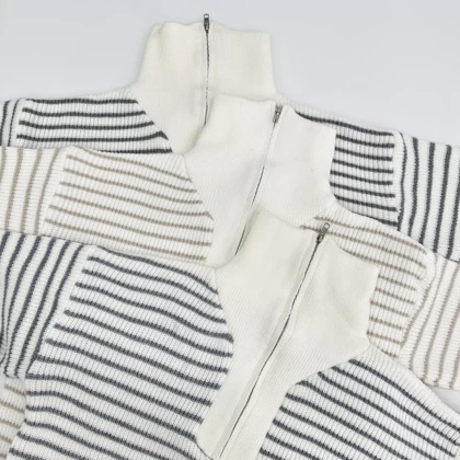 پلیور بافت نیم زیپ 1007351