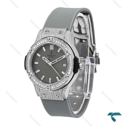 ساعت هابلوت زنانه طوسی فول نگین Hublot-6510-L