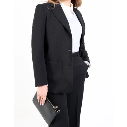 شلوار زنانه کجراه ذغالی بریما (Berima) کد 5400