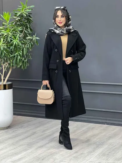 پالتو بلند شش دکمه