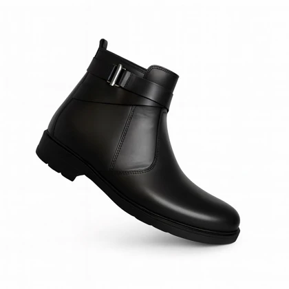 نیم بوت مردانه چرم یلسان مدل کارانوس کد 567-GN