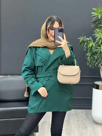 بارانی شش دکمه پشت پاگن