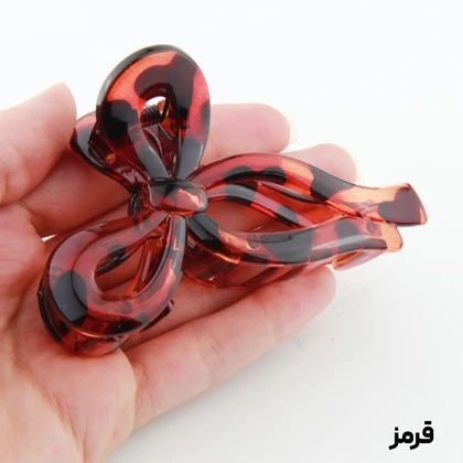 کلیپس دخترانه طرح پاپیون خال‌خالی