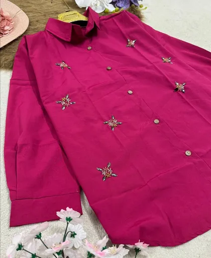 شومیز مانتویی دلارام کد 76514