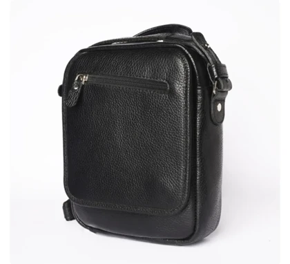 کیف دوشی چرم طبیعی مردانه فارا