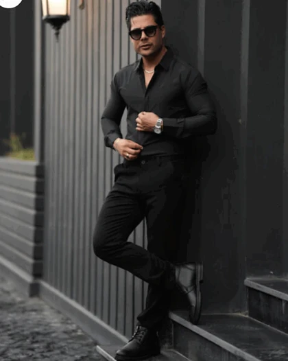 پیراهن دوشین رنگی