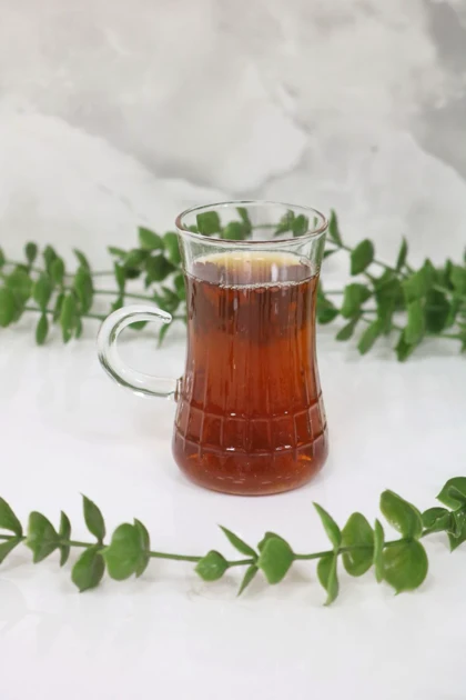 استکان چای خوری پیرکس کمر باریک / 63pa