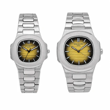 ساعت ست پتک فیلیپ مدل Patek 6549-S استیل صفحه مشکی زرد لوکس