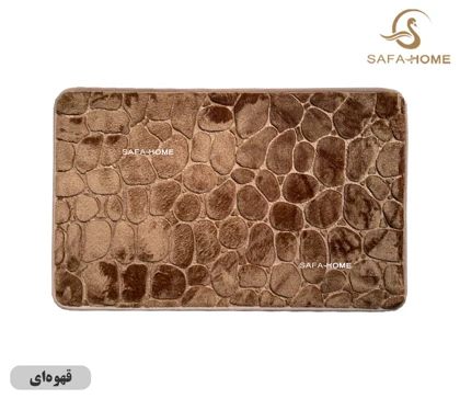 پادری مخمل طرح سنگ 45*75 سانتی متر