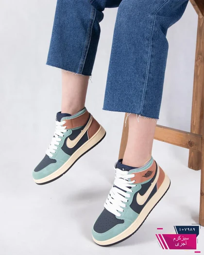 کتانی دخترونه وارداتی جردن ساق‌دارNIKE/3220