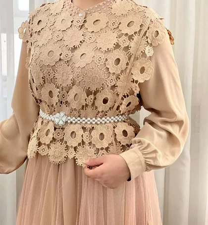 ست پیراهن وجلیقه وکمربند کد 5776