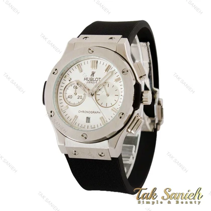 ساعت هابلوت زنانه سه موتوره سیلور صفحه سفید Hublot-4435-L
