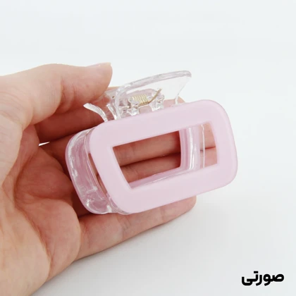 کلیپس دخترانه طرح مربع خطی