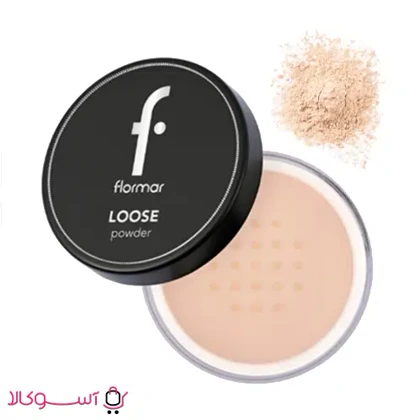 پودر فیکس رنگی فلورمار مدل loose وزن 18 گرم