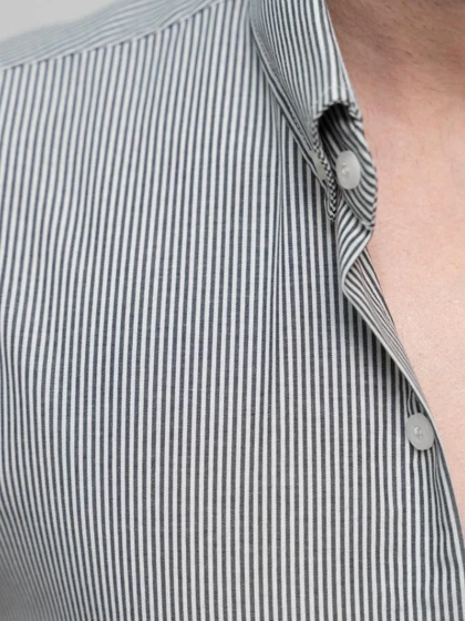 پیراهن راه راه ریز کد sh243