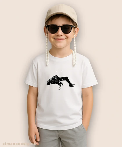 تیشرت بچگانه طرح تراویس اسکات کد 940