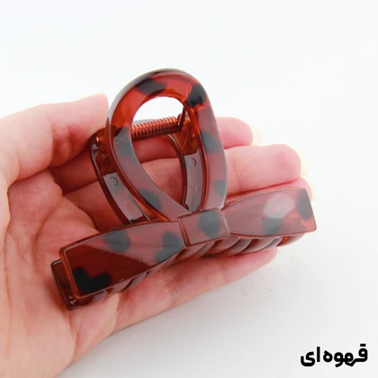 کلیپس دخترانه مدل پاپیون خال‌خالی جدید