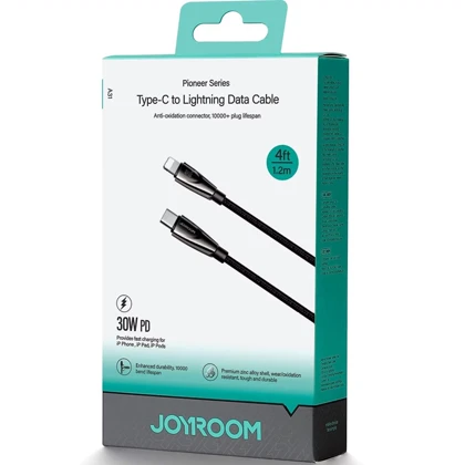 کابل تایپ سی به لایتنینگ 30 وات جویروم Joyroom مدل S-A31 طول 1.2 متری