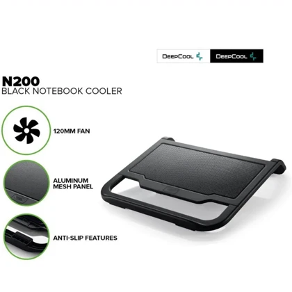 پایه خنک کننده لپ تاپ دیپ کول DeepCool مدل N200 با فن 120 میلی متر