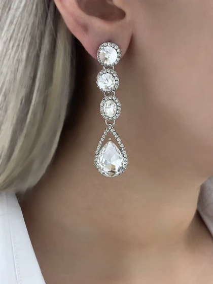 گشواره مجلسی اشکی زنانه 882