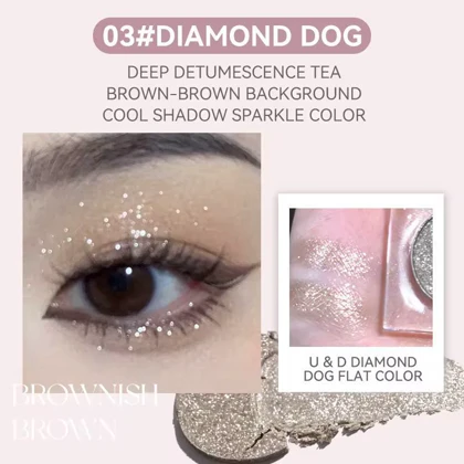 سایه چشم تک‌رنگ شاین نوو (NOVO Glitter Single Eyeshadow)