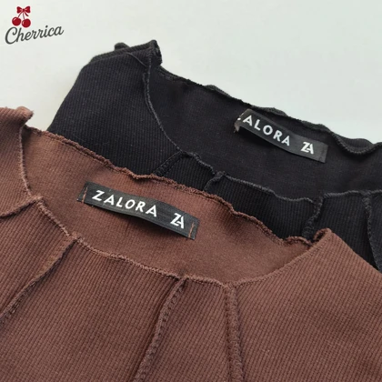 کراپ آستین بلند دوخت دار کد 11