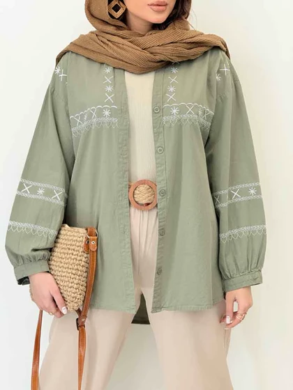 شومیز گلدوزی آدلیا