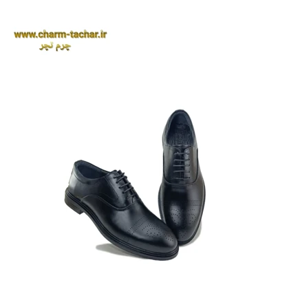 کفش مجلسی/اداری مردانه چرم طبیعی مدل بروژsi124