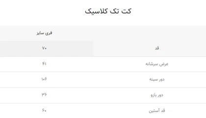 کت بیسیک تک دکمه